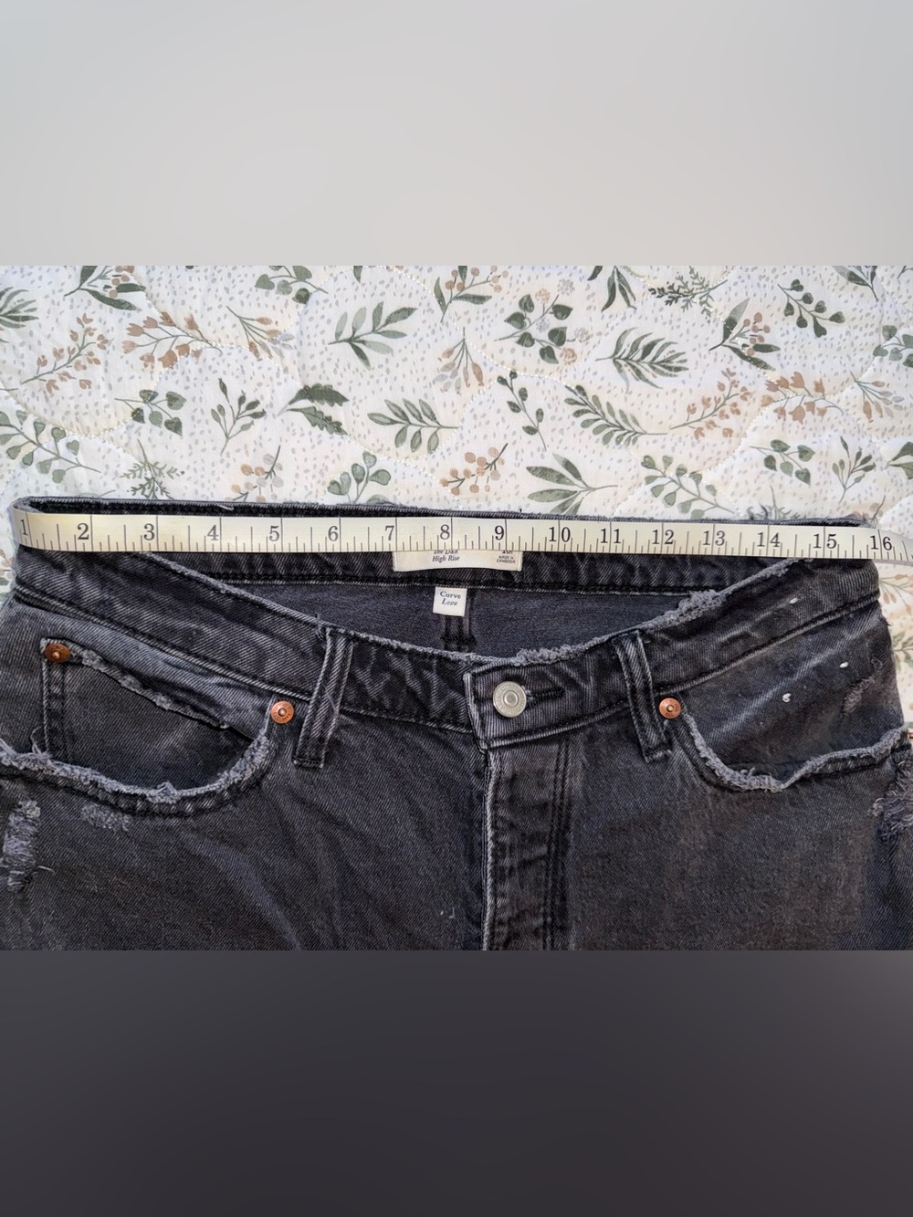 Abercrombie & fitch the dad high rise Jean size 30 Short - Picture 5 of 12